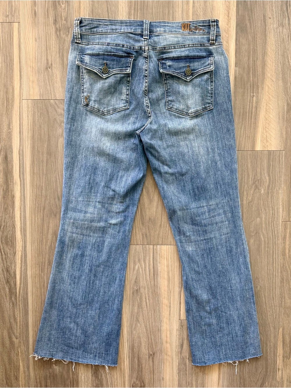 KUT from the Kloth Nicole Cropped Bootcut Jeans Size 12 - Picture 8 of 13